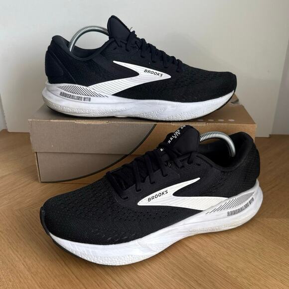 Brooks Adrenaline GTS Black/White Men Running Sneakers- 10.5 main image 12